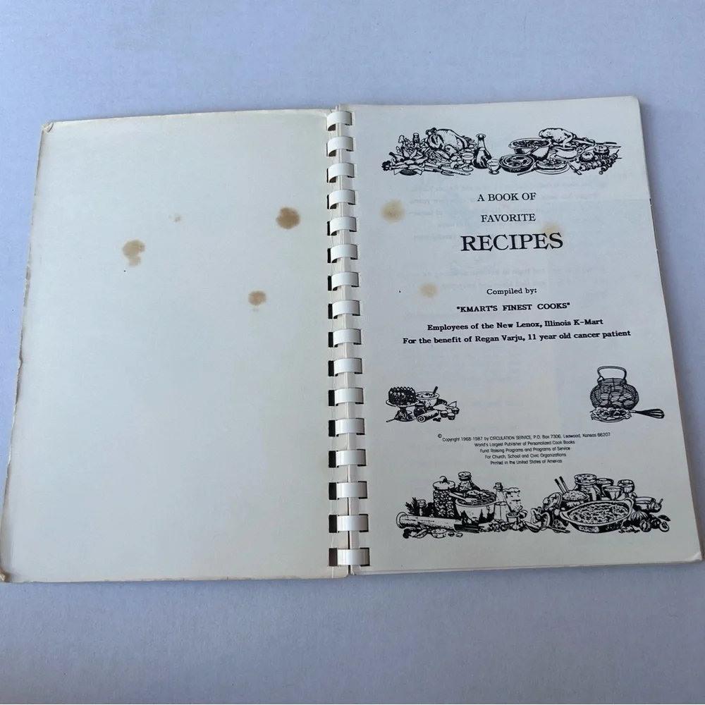 Thank Heaven For Home Made Cooks Vintage Cookbook 1987 K-Mart Employees IL